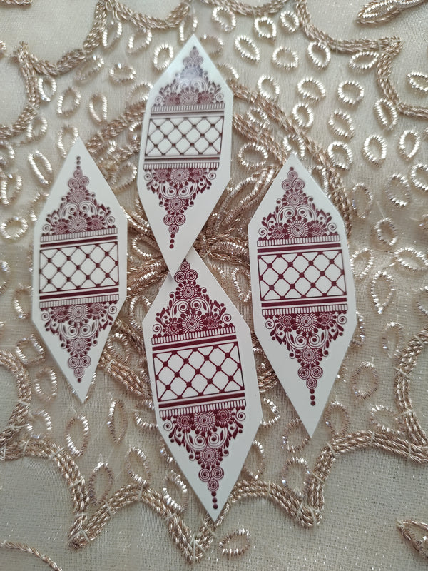 DIY Fingers Tattoo Transfer